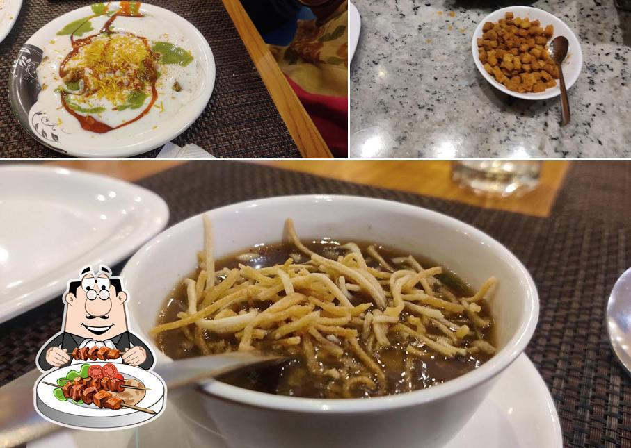 Food at A Bleu Basil