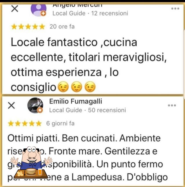 Cibo al Baia del Sol