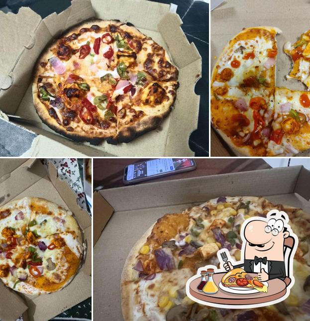 At Burger Brand, you can order pizza