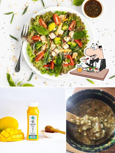 The restaurant's food and beverage