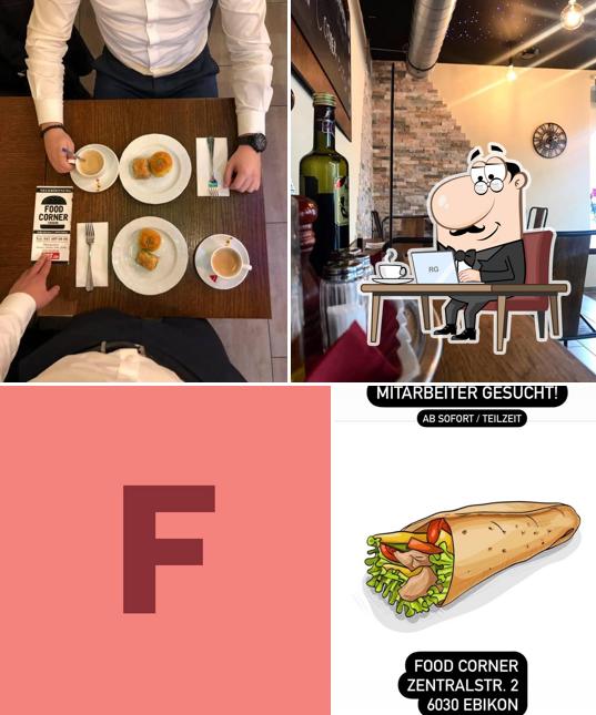 Gli interni di Food Corner