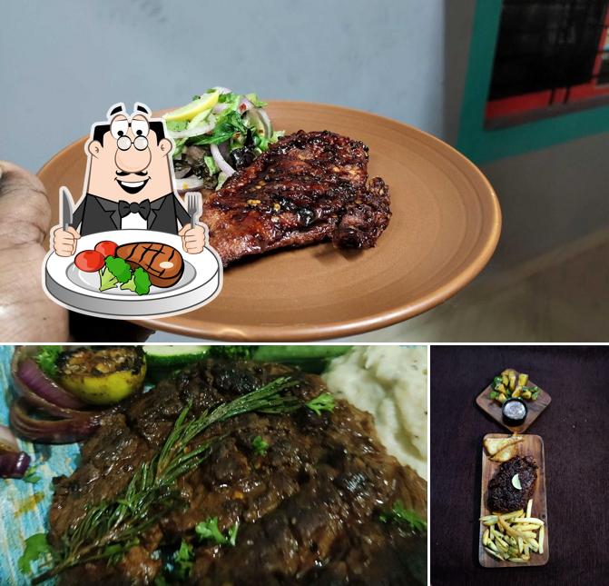 Steak at Maple and Olive