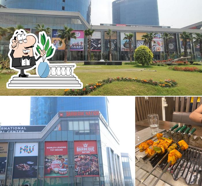 Check out how Barbeque Nation - M3M IFC looks outside