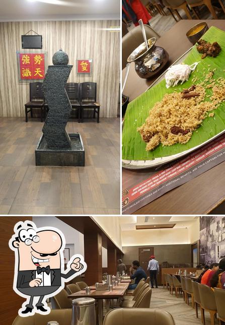 The interior of Chandra's Restaurant - A/C