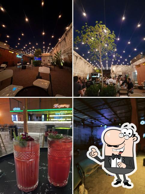 O interior do Fuga Bar 4 Distrito