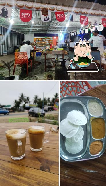 Among various things one can find food and interior at Krishi hotel