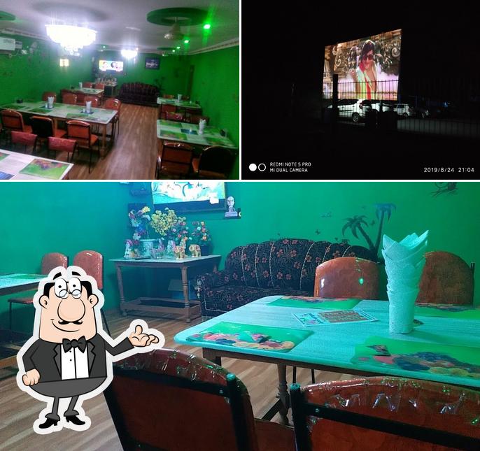 The interior of Teja Restaurant