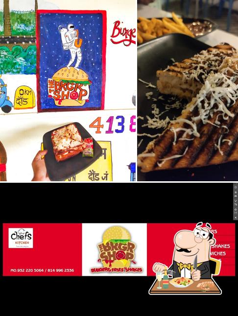 Food at The brgr shop