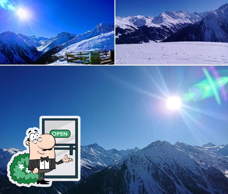 Puoi goderti l'aria fresca dal dehors di Restaurant Le Marais