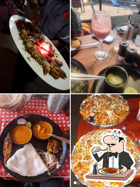 Meals at Hotel Aangan Family Garden Restaurant & Bar