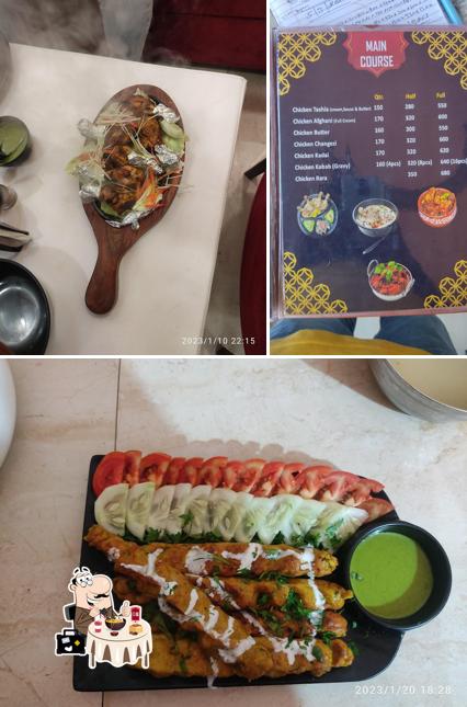 Food at Al-Karim Restaurant