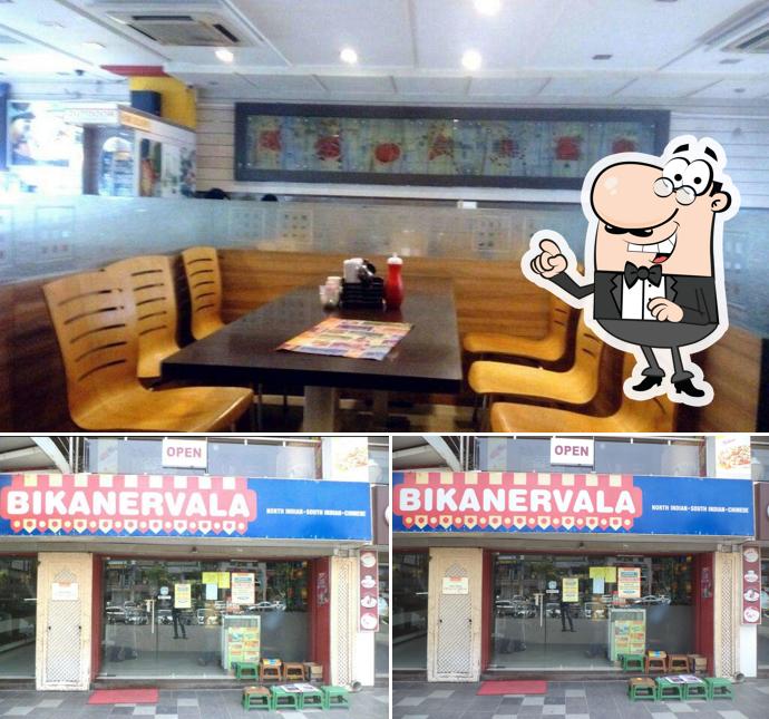The image of Bikanervala’s exterior and interior