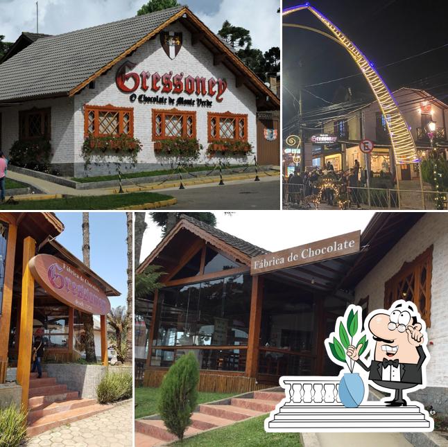 O exterior do Gressoney Chocolates