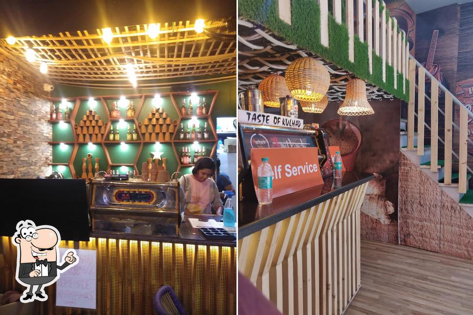The interior of Panchayat- The Kulhad cafe(Borivali West)