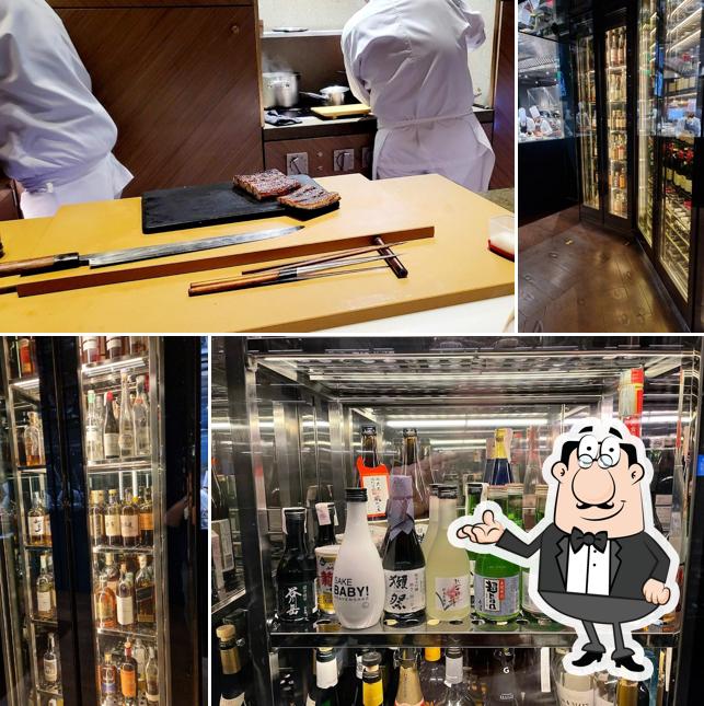 Dai un'occhiata agli interni di IYO Omakase