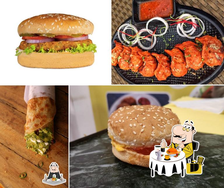 Food at Kathi Roll Junction