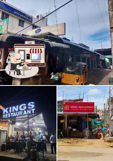 The exterior of Kings Restaurant