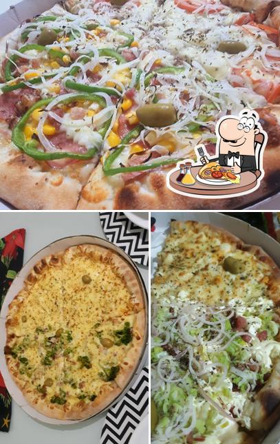 Escolha pizza no Bonna Pizza