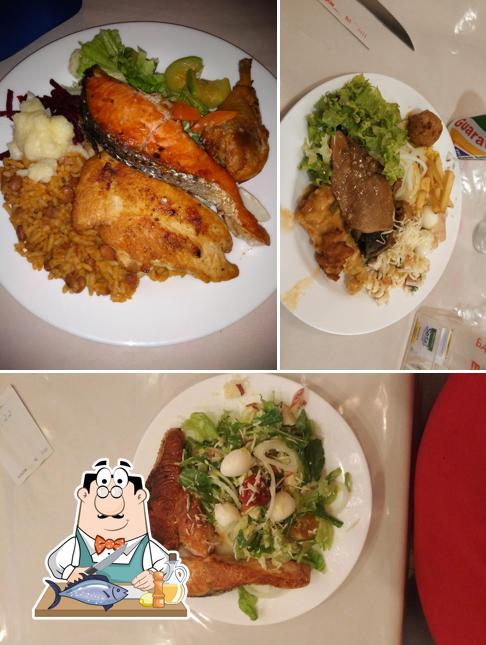 Salmão grelhado em Restaurante e Bar Ellas