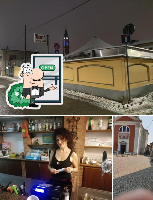 Tra le diverse cose da Il Cortile si possono trovare la esterno e bancone da bar