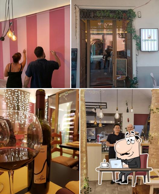 Gli interni di Bolle Quadre Lambruscheria - Ristorante a Reggio Emilia centro