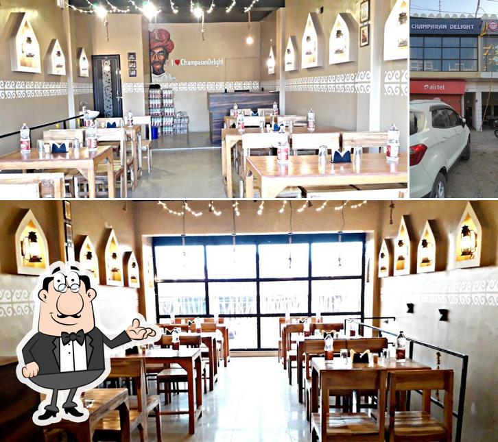 The interior of Champaran Delights