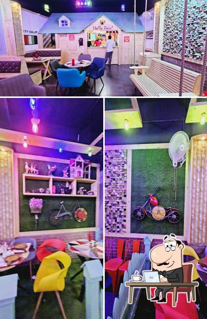 The interior of Hello food Abohar