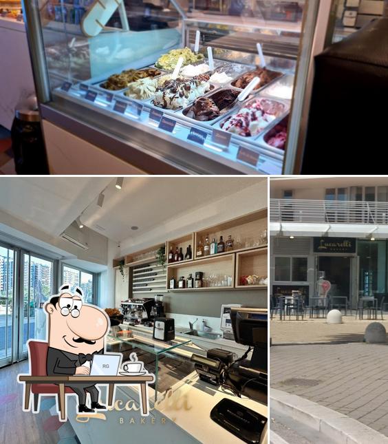 Gli interni di Lucarelli Bakery