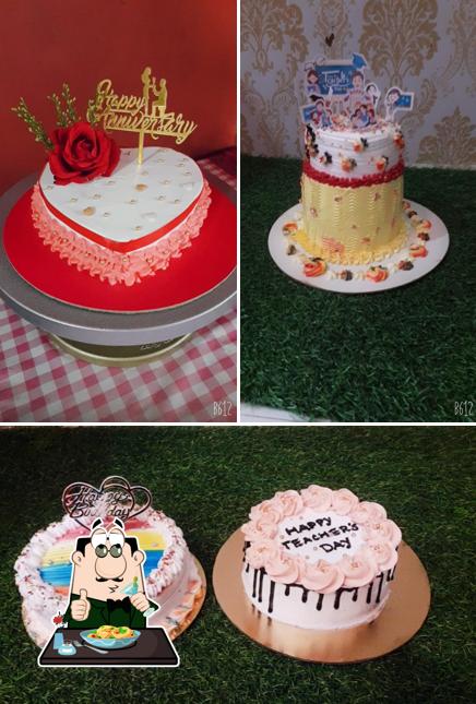 Food at Sarkar's cake bake