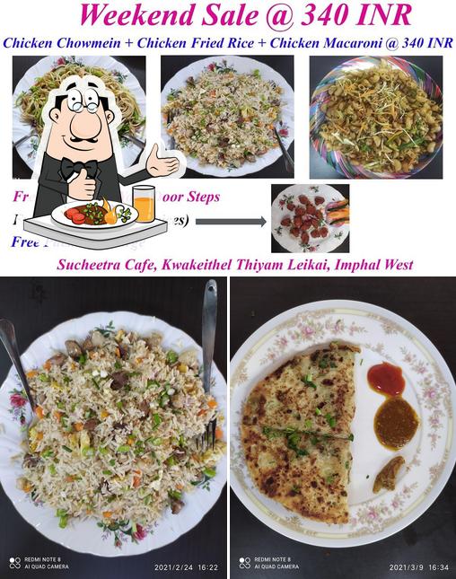Food at Sucheetra Cafe