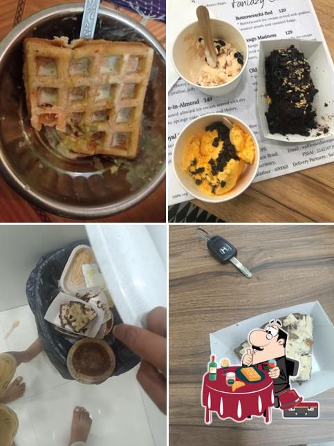 Waffles at Waffles and Scoops