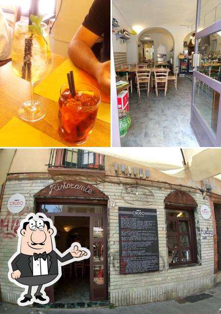 Gli interni di Crudo - Osteria Contemporanea