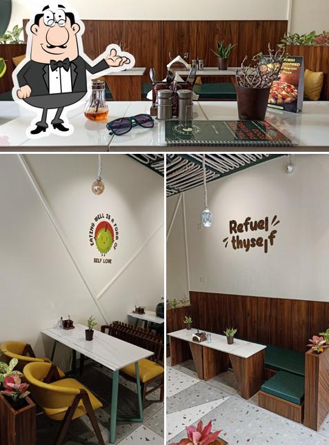 The interior of Palatables The cafe
