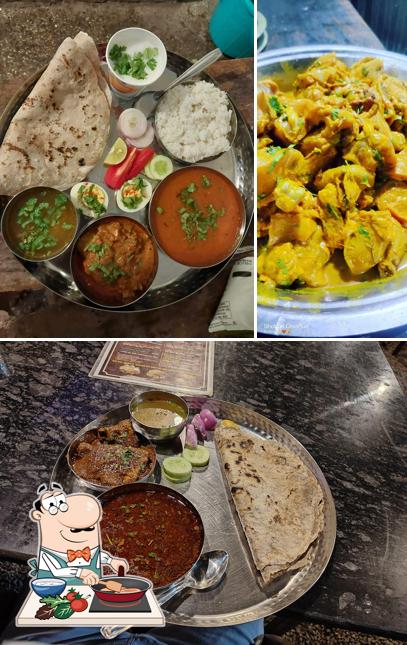 Chicken curry at HOTEL JAGDAMBA