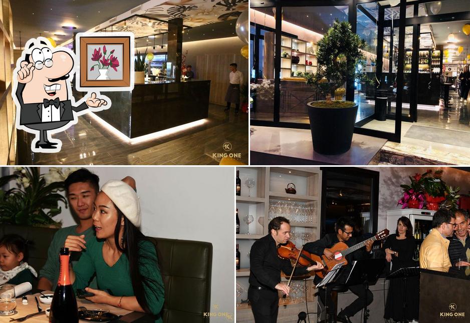Dai un'occhiata agli interni di King One Restaurant