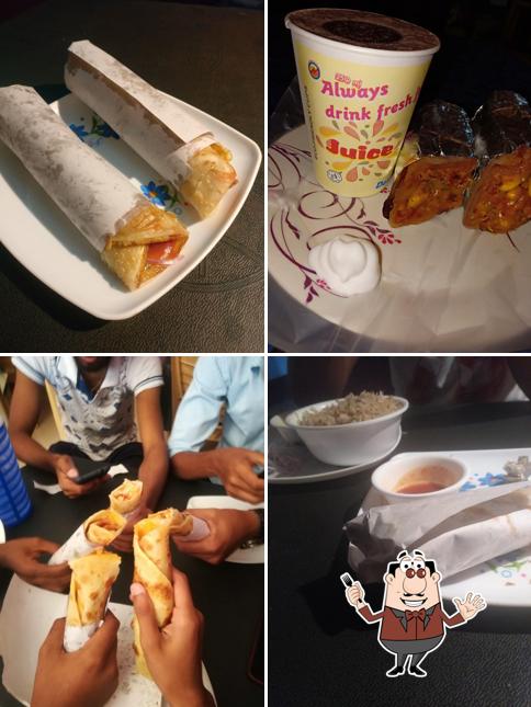 Meals at Kolkata Rolls