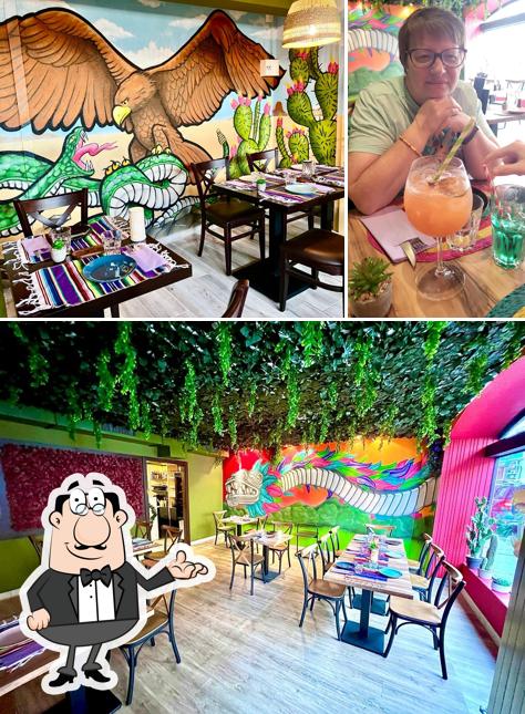 Tra le varie cose da Los Cuates si possono trovare la interni e alcol