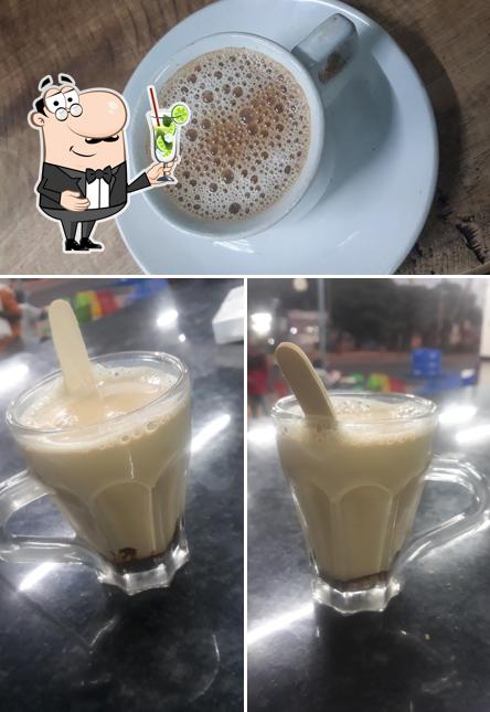 Nellore club cafe teria serves a selection of drinks