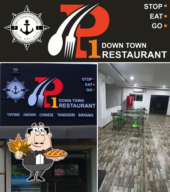 Look at this image of P1 Down Town Restaurant