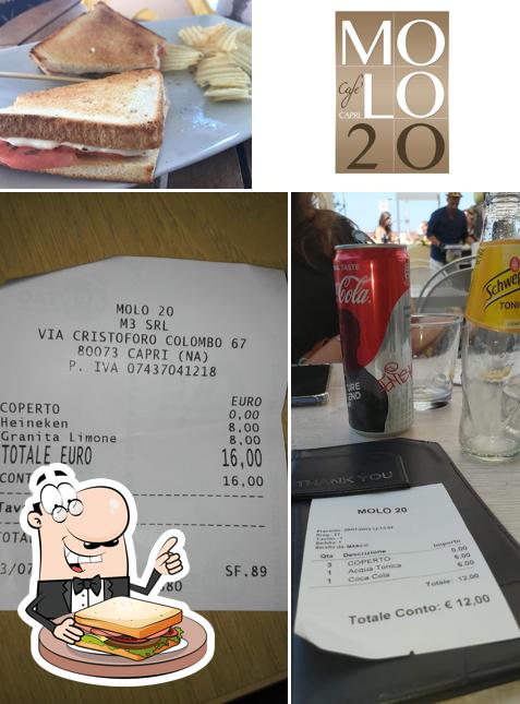Prenditi un panino a Molo 20 Cafe