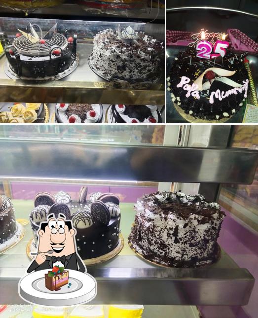 Chocolate cake at A One Cake & Sweets Namkin Palace