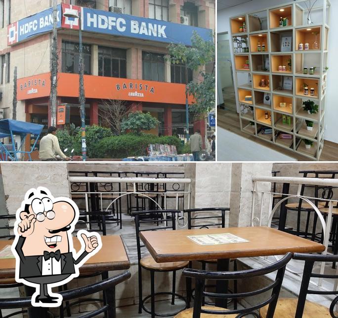 The interior of H Block Market Sarita Vihar
