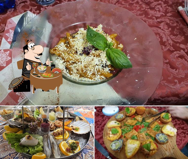 Cibo al Ristorante La Curva Made in Sicily