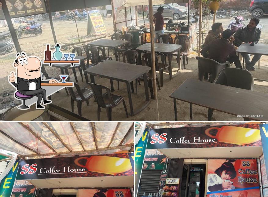 The interior of SS Coffee House