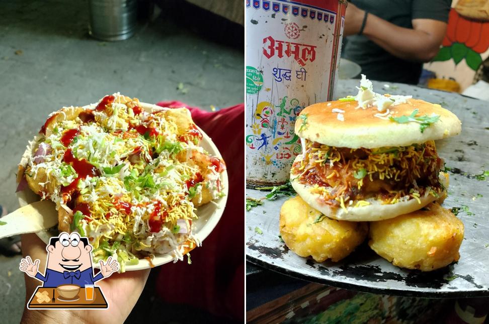 Pulled pork sandwich at Shree shyam Radhe Radhe chole kulche ranjeet hanuman road
