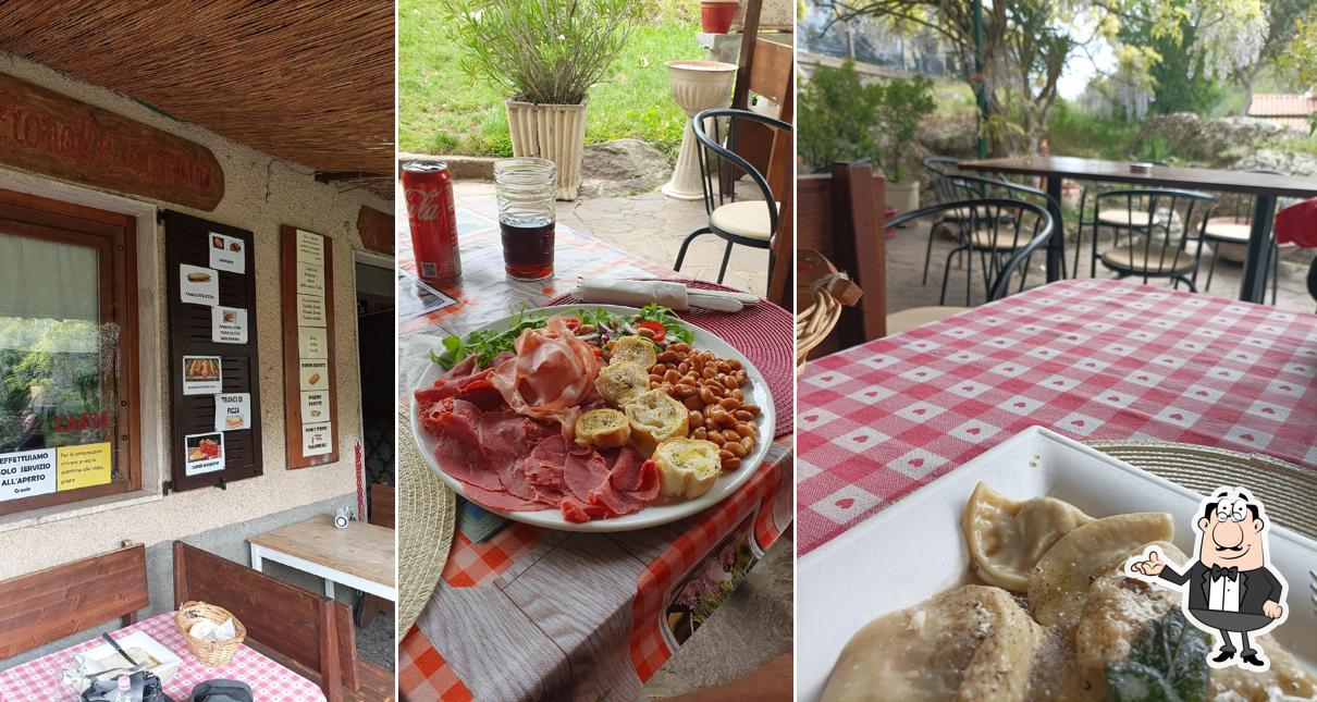 Gli interni di Trattoria lago moro