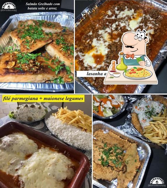 Comida em Cantina e Pizzaria Forno de Ouro