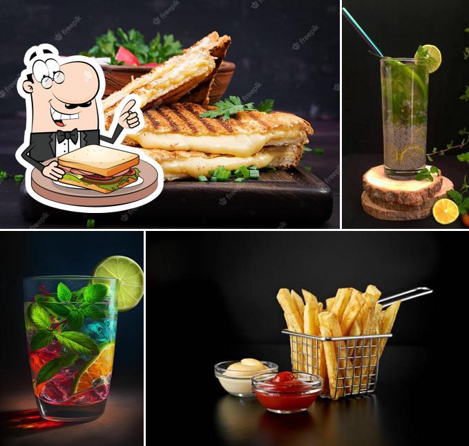 Grilled cheese sandwich at We chai - Hosur