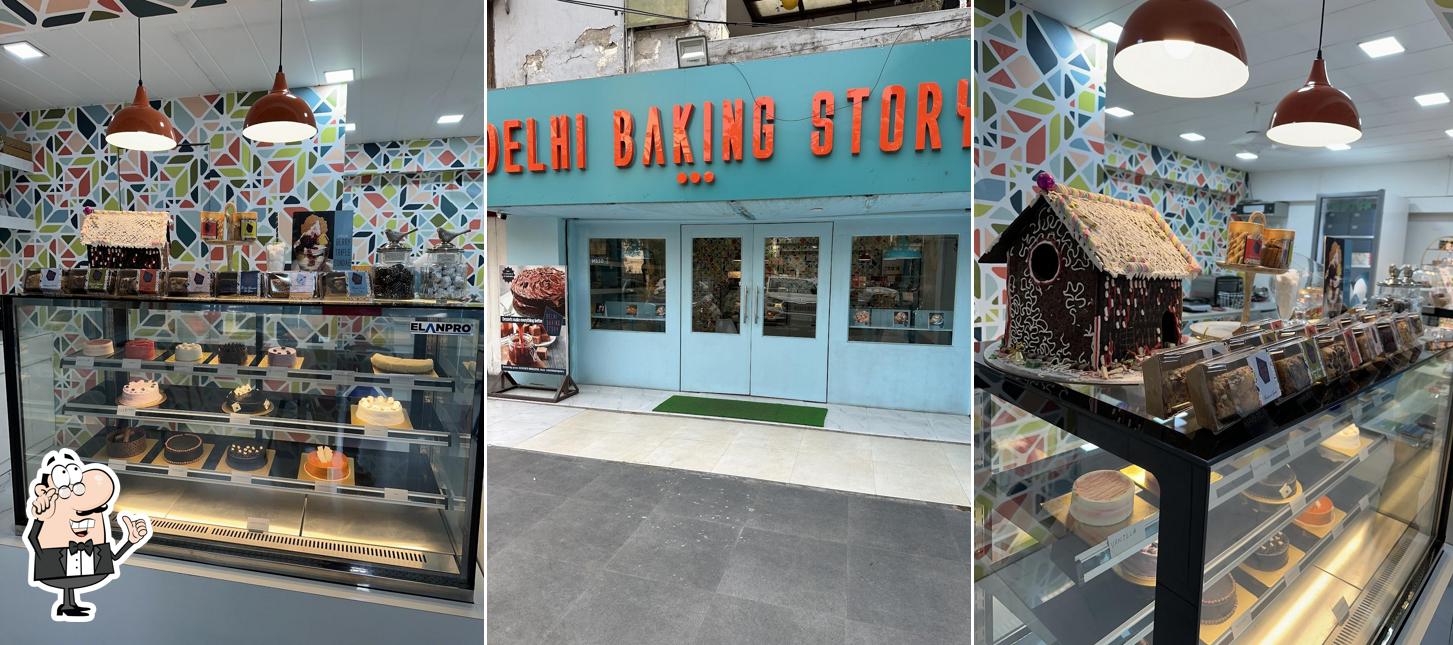 Take a seat at one of the tables at Delhi Baking Story