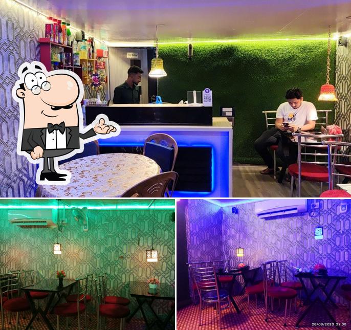 The interior of Food Island Cafe